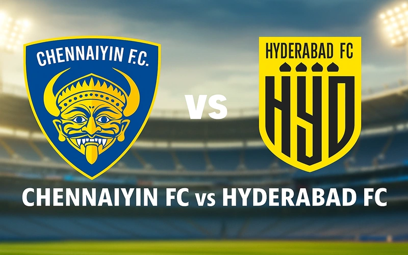 Chennaiyin FC vs Hyderabad FC lineups