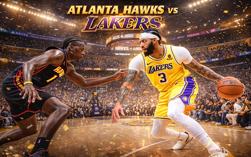 Atlanta Hawks vs Lakers Match Player Stats