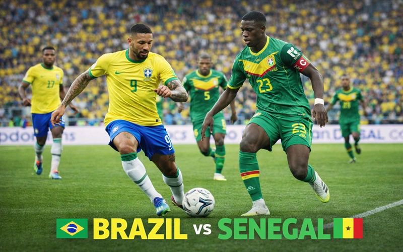 Brazil National Football Team vs Senegal National Football Team Lineups